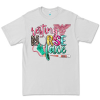 Dove Grey resting nurse face Premium Tee - CowGirlArtShop