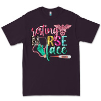 Plum resting nurse face Premium Tee - CowGirlArtShop