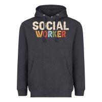 Smoke Social Worker Job Occupation Funny Birthday Heavyweight Hoodie - linhVisuals