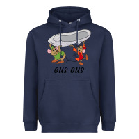 Navy gus gus Cinderella Heavyweight Hoodie - linhVisuals
