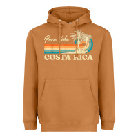 Meerkat costa rica retro beach vacation costa rica souvenir beach t shirt Heavyweight Hoodie - linhVisuals