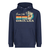 Costa Rica Retro Beach Vacation Costa Rica Souvenir Beach T Shirt Heavyweight Hoodie | Teevron