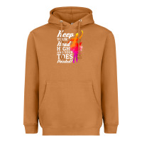 Meerkat ballet dancer keep head high toes pointed ballerina teacher Heavyweight Hoodie - linhVisuals