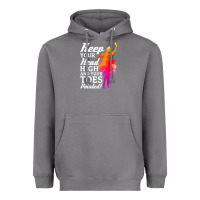 Storm ballet dancer keep head high toes pointed ballerina teacher Heavyweight Hoodie - linhVisuals