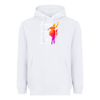 White ballet dancer keep head high toes pointed ballerina teacher Heavyweight Hoodie - linhVisuals