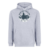 Heather Grey bainbridge island wa mountains hiking climbing camping Heavyweight Hoodie - linhVisuals