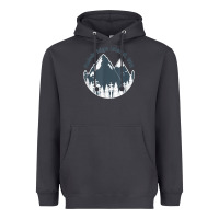 Smoke bainbridge island wa mountains hiking climbing camping Heavyweight Hoodie - linhVisuals