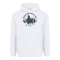 White bainbridge island wa mountains hiking climbing camping Heavyweight Hoodie - linhVisuals