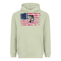 Matcha bass fishing distressed american flag essential Heavyweight Hoodie - linhVisuals