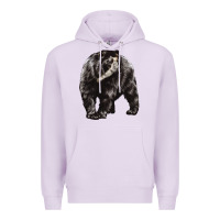 Lilac Spectacled Bear Premium Hoodie - LillyAllenDesigns