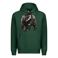 Sports Green Spectacled Bear Premium Hoodie - LillyAllenDesigns