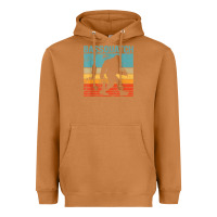 Meerkat bassquatch! funny bigfoot fishing outdoor retro Heavyweight Hoodie - linhVisuals