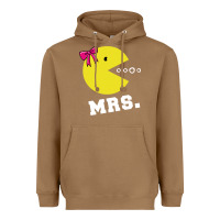 Toasted Coconut Mrs Pacman Heavyweight Hoodie - linhVisuals