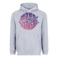 Heather Grey dirty heads Heavyweight Hoodie - linhVisuals