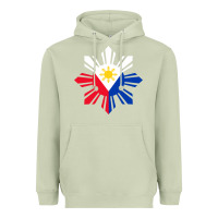 Matcha philippine flag hoodie pinoy flag filipino shirt pinoy sun Heavyweight Hoodie - linhVisuals