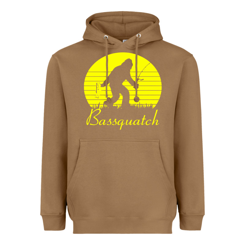 Bassquatch Bigfoot Heavyweight Hoodie by linhVisuals | Teevron