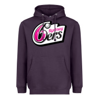 Plum sydney sixers Heavyweight Hoodie - linhVisuals