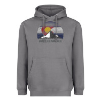Storm breckenridge colorado x co flag mountain peak raglan baseball tee Heavyweight Hoodie - linhVisuals