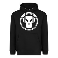 Black metalheadz Heavyweight Hoodie - linhVisuals