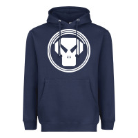 Navy metalheadz Heavyweight Hoodie - linhVisuals