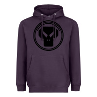 Plum metalheadz Heavyweight Hoodie - linhVisuals