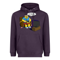 Plum the king of the sports Heavyweight Hoodie - linhVisuals