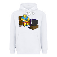 White the king of the sports Heavyweight Hoodie - linhVisuals