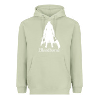 Matcha bloodborne zipped Heavyweight Hoodie - linhVisuals