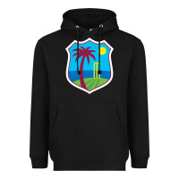 Black west indies cricket Heavyweight Hoodie - linhVisuals
