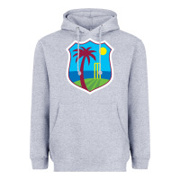 Heather Grey west indies cricket Heavyweight Hoodie - linhVisuals