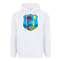 White west indies cricket Heavyweight Hoodie - linhVisuals