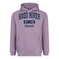 Lavender hood river oregon or vintage sports established navy design t shirt Heavyweight Hoodie - linhVisuals
