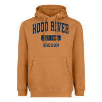 Meerkat hood river oregon or vintage sports established navy design t shirt Heavyweight Hoodie - linhVisuals