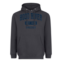Smoke hood river oregon or vintage sports established navy design t shirt Heavyweight Hoodie - linhVisuals
