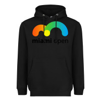 Black miami open Heavyweight Hoodie - linhVisuals