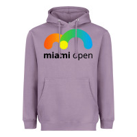 Lavender miami open Heavyweight Hoodie - linhVisuals