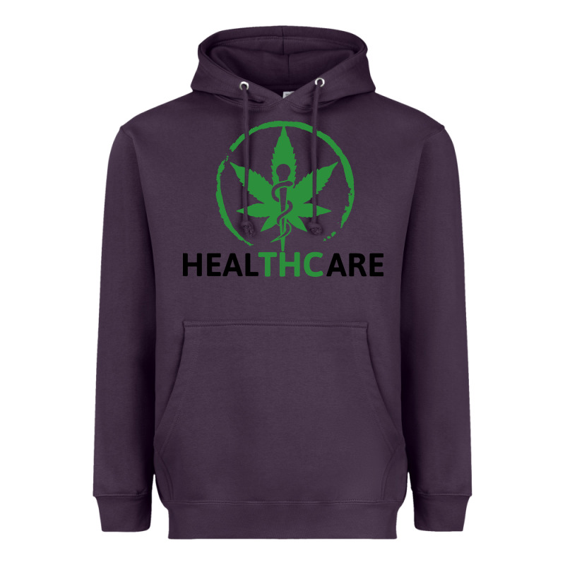Healthcare Thc Marijuana Cannabis Medical Heavyweight Hoodie by linhVisuals | Teevron