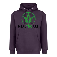 Plum healthcare thc marijuana cannabis medical Heavyweight Hoodie - linhVisuals