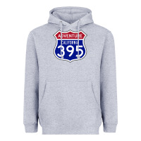 Heather Grey california usa highway 395 hiking fishing climbing adventure premium Heavyweight Hoodie - linhVisuals