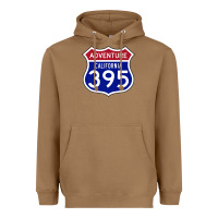 Toasted Coconut california usa highway 395 hiking fishing climbing adventure premium Heavyweight Hoodie - linhVisuals