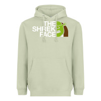 Matcha the shrek face Heavyweight Hoodie - linhVisuals