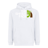 White the shrek face Heavyweight Hoodie - linhVisuals