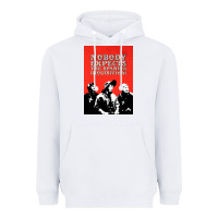 White nobody expects the spanish inquisition Heavyweight Hoodie - linhVisuals