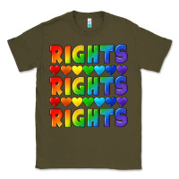 Army Green Rights rights rights pride Classic Tee - CowGirlArtShop