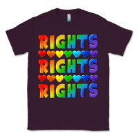 Plum Rights rights rights pride Classic Tee - CowGirlArtShop