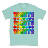 Seafoam Rights rights rights pride Classic Tee - CowGirlArtShop