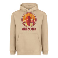 Mushroom arizona cactus sunset scene graphic t shirt Heavyweight Hoodie - linhVisuals