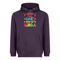 Plum happy last day of school teacher boys girls school last day Heavyweight Hoodie - linhVisuals