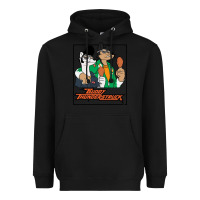 Black buddy thunderstruck friend Heavyweight Hoodie - linhVisuals