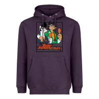 Plum buddy thunderstruck friend Heavyweight Hoodie - linhVisuals